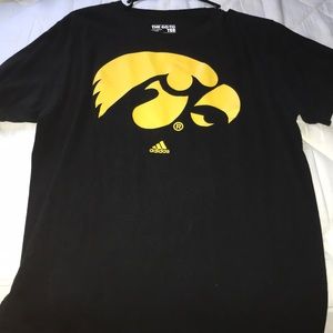 Adidas Iowa Hawkeyes T-Shirt Size L